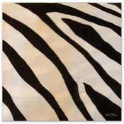 Italian Tableware - Zebra Dinner Napkins