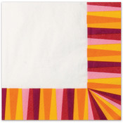 Italian Tableware - Party Stripe Dinner Napkins