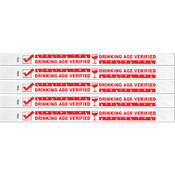 Drinking Age Verified Tyvek Wristbands