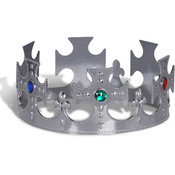 Plastic Jeweled King's Crown