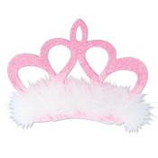 Pink Crown Hair Clip