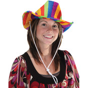 Rainbow Cowboy Hat
