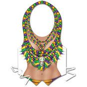 Plastic Mardi Gras Vest