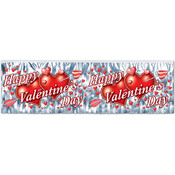 FR Metallic Happy Valentine's Day Fringe Banner