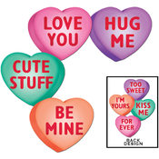 Candy Heart Cutouts