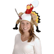 Plush Chef Turkey Hat