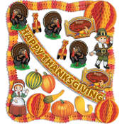 Thanksgiving Decorating Kit - 22 Pcs