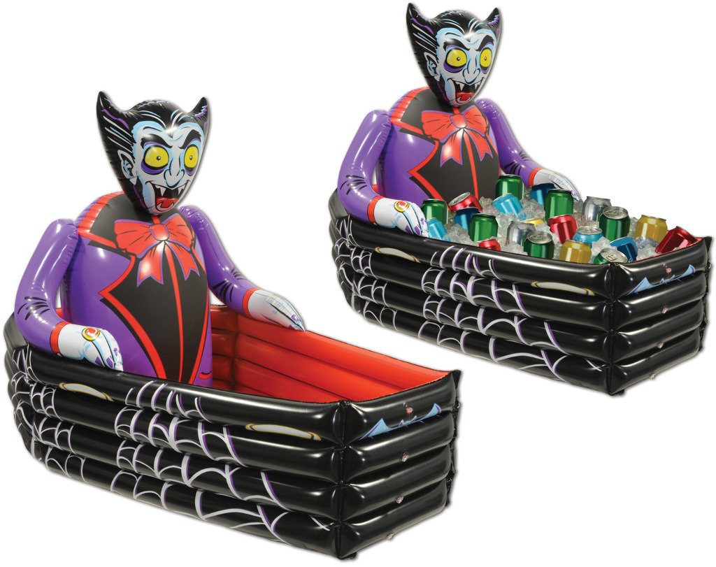 Inflatable Vampire & Coffin Cooler