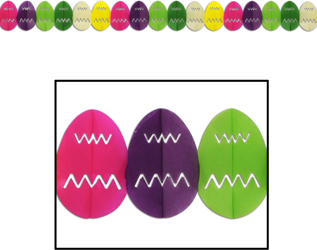 Wholesale Easter Egg Garland #81144(12x$3.76)