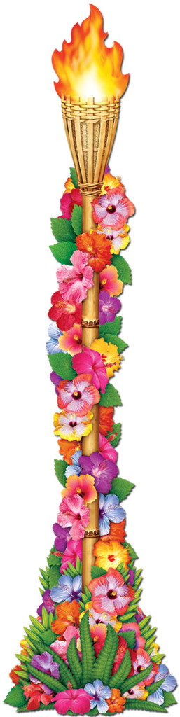 Wholesale Jointed Floral Tiki Torch(12x.23)