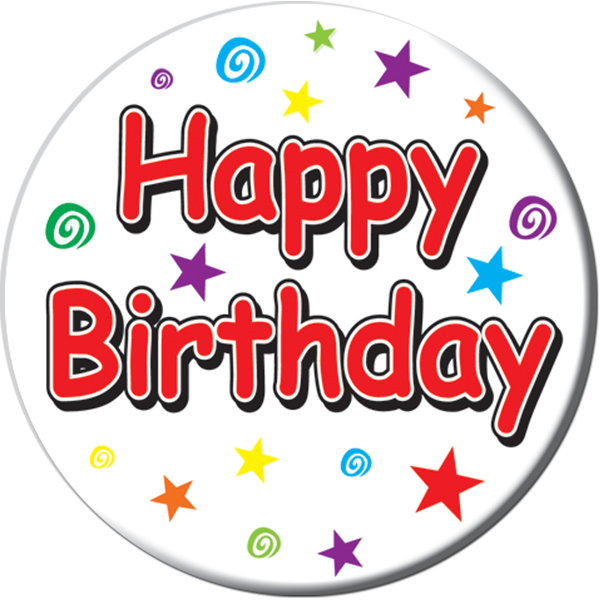 It's My Birthday Tinplate Badge Pin Boys And Girls Happy