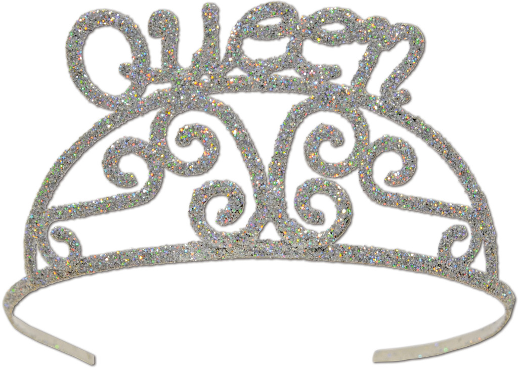 Wholesale Glittered Metal Queen Tiara(6x.09)