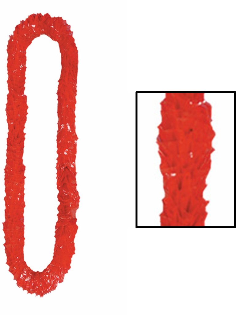 Wholesale Soft-Twist Poly Leis - Red #441R5(144xalt=