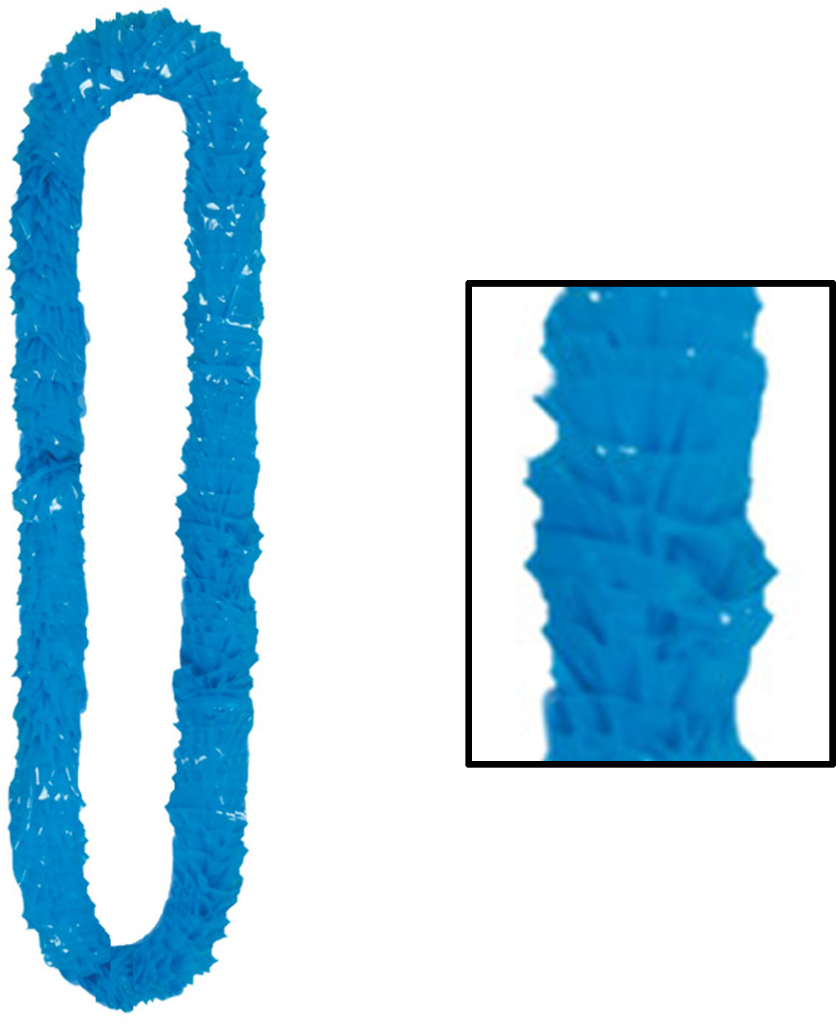 Wholesale Soft-Twist Poly Leis - Blue #441B7(144xalt=