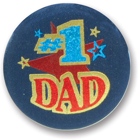 Wholesale #1 Dad Satin Button(24x.43)