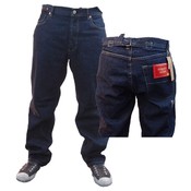 Mens Raw Indigo Denim Jeans