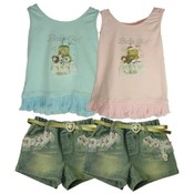Baby Girl 2 Piece Top/ Short Outfit