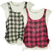 Girls Plaid Style Dresses