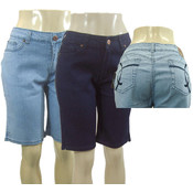 Womens Plus Size Bermuda Shorts