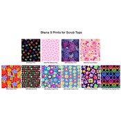 Ladies 2 Piece Printed Scrub Sets