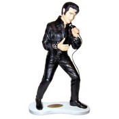 Elvis Presley Black Suit Cloth Figurine