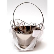 Wilton "I Do" Silver Flower Basket