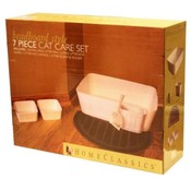 Home Classics Beadboard Style 7 Piece Cat Care Set