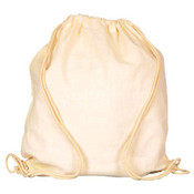 Eco Friendly Canvas Cotton Drawstring Back Pack