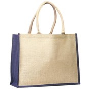 Jute/ Burlap Shopping Tote Bag