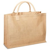 Jute/ Burlap  Shopping Bag - Natural