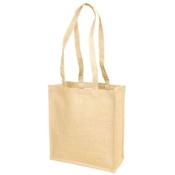Natural Jute/ Burlap Tote Bag