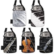 Music Cell Phone Pouch w/Display 6 Styles 12 Piece