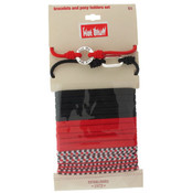 "Hot Stuff" Department Store Bracelet &amp; Ponytail Holder Sets