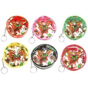 Clear Key Change Purse
