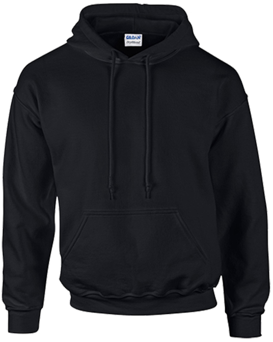 Wholesale Gildan Hoodie Style 18500 Black - Size Large (SKU 2134291) DollarDays