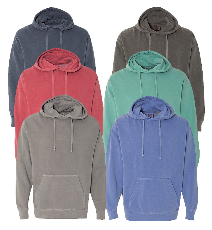 comfort colors hooded sweatshirt