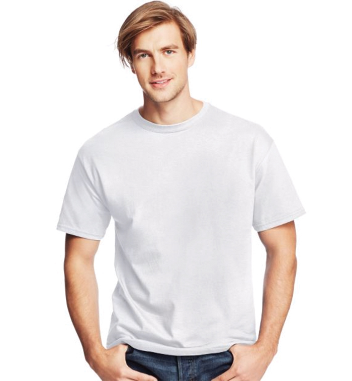 white hanes tshirt