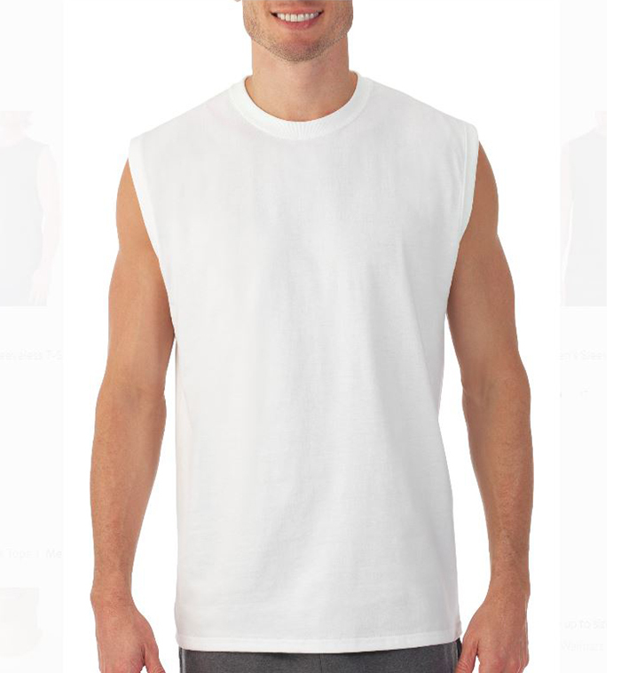 Wholesale Irregular Fruit Of The Loom Jerzees Sleeveless Shirt - White, 2 X (SKU 2331190) DollarDays