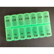 Jumbo Weekly Pill Box AM/PM