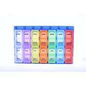 Medium, Color Coded Weekly Medication Organizer