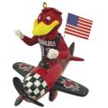 NCAA Mascot Airplane Ornament-S Carolina Gamecocks