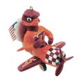 NCAA Mascot Airplane Ornament - Virginia Tech
