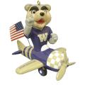 NCAA Mascot Airplane Ornament - Washington Huskies