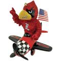 NCAA Mascot Airplane Ornament-Louisville Cardinals