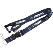 Dallas Cowboys Clip Lanyard Id Holder NFL- Blue