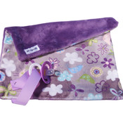 BB Emerald Lavender Fly Away Silver Soft Pacifier  Baby Blanket