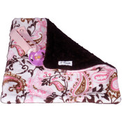 BB Emerald Pink Paisley Soft Pacifier Baby Blanket