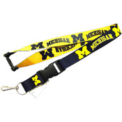 NCAA Michigan Wolverines Reversible Lanyard Holder