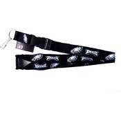 Aminco International NFL Philadelphia Eagles Clip Lanyard Black Wholesale Bulk