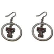 Texas Tech Red Raiders Logo Hoop Earrings